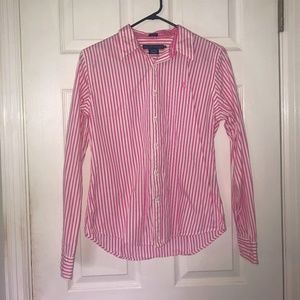 Pink and White Dress Shirt
